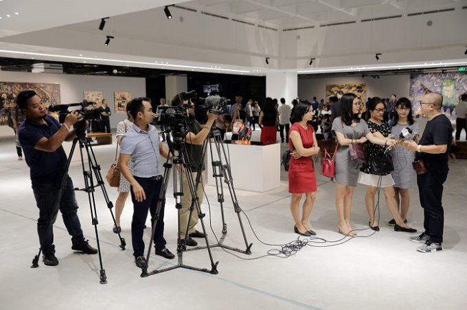 Triển l&atilde;m cũng thu h&uacute;t sự quan t&acirc;m đặc biệt của b&aacute;o giới trong v&agrave; ngo&agrave;i nước.&nbsp;