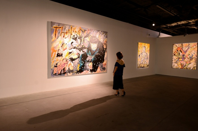 Xem tranh &ldquo;khủng&rdquo; của họa sĩ L&ecirc; Kinh T&agrave;i ở VCCA