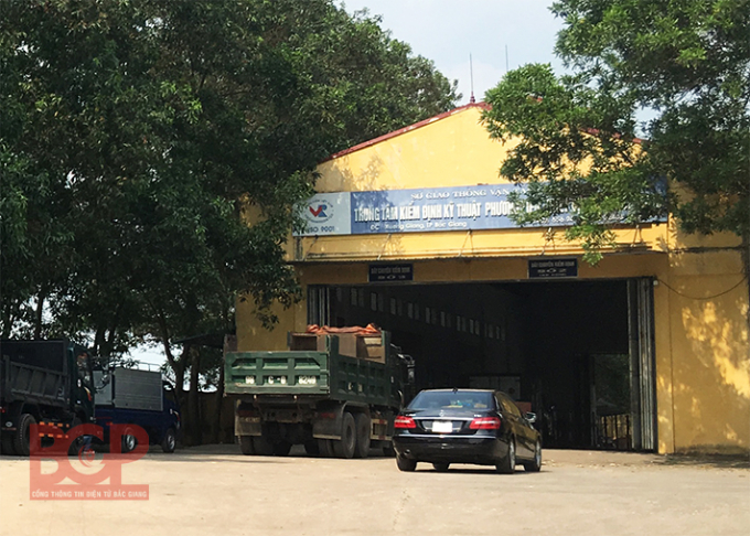 Trung t&acirc;m kiểm định kỹ thuật phương tiện, thiết bị giao th&ocirc;ng cơ giới Bắc Giang&nbsp;(Ảnh: BGP/Dương Thủy - Nguồn cổng th&ocirc;ng tin điện tử tỉnh Bắc Giang).