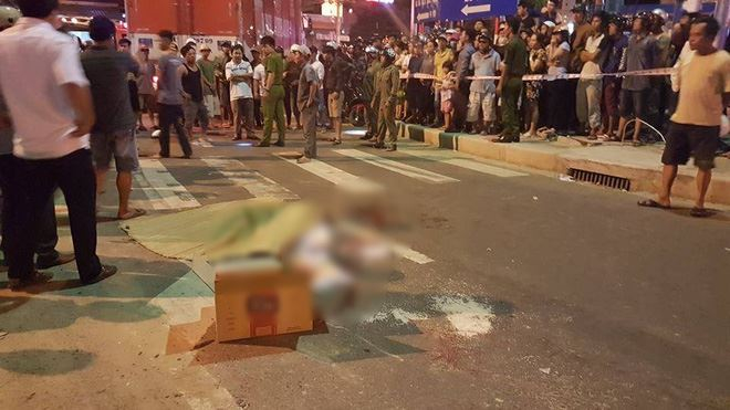 Hiện trường vụ tai nạn khiến nữ sinh lớp 9 tử nạn. Ảnh: TYĐN.