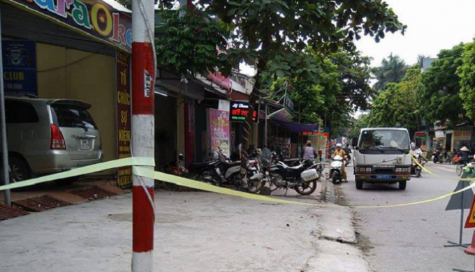 Khu vực xảy ra vụ việc.