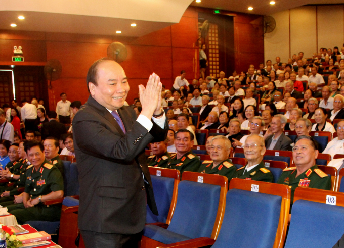 Thủ tướng Nguyễn Xu&acirc;n Ph&uacute;c c&oacute; mặt trong&nbsp;Lễ kỷ niệm 50 năm th&agrave;nh lập&nbsp;Đặc Khu ủy Quảng Đ&agrave;. Ảnh: Dangbodanang.&nbsp;