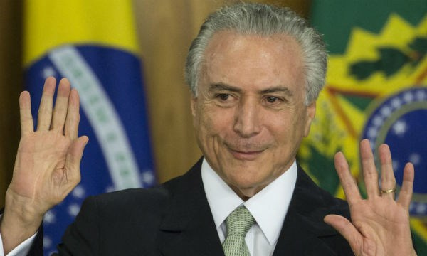 &Ocirc;ng Temer đang phải đối mặt với những tội danh nghi&ecirc;m trọng.