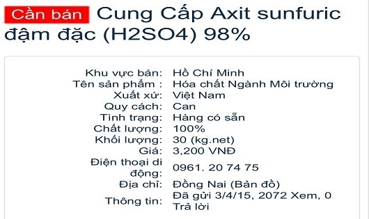 Ngang nhiên rao bán… sự trả thù tàn nhẫn