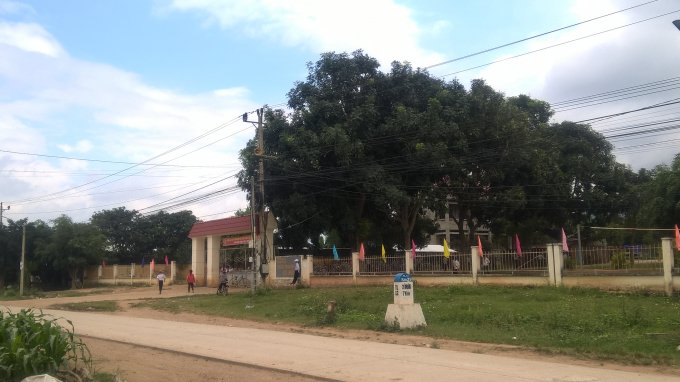 Trường THCS Cư Pui, Kr&ocirc;ng B&ocirc;ng nơi em L&ograve; Thị V&acirc;n đang theo học.