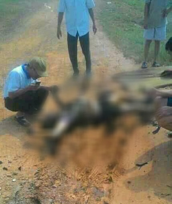 Nạn nh&acirc;n tử vong do điện giật. (Ảnh: Bien19.biz)