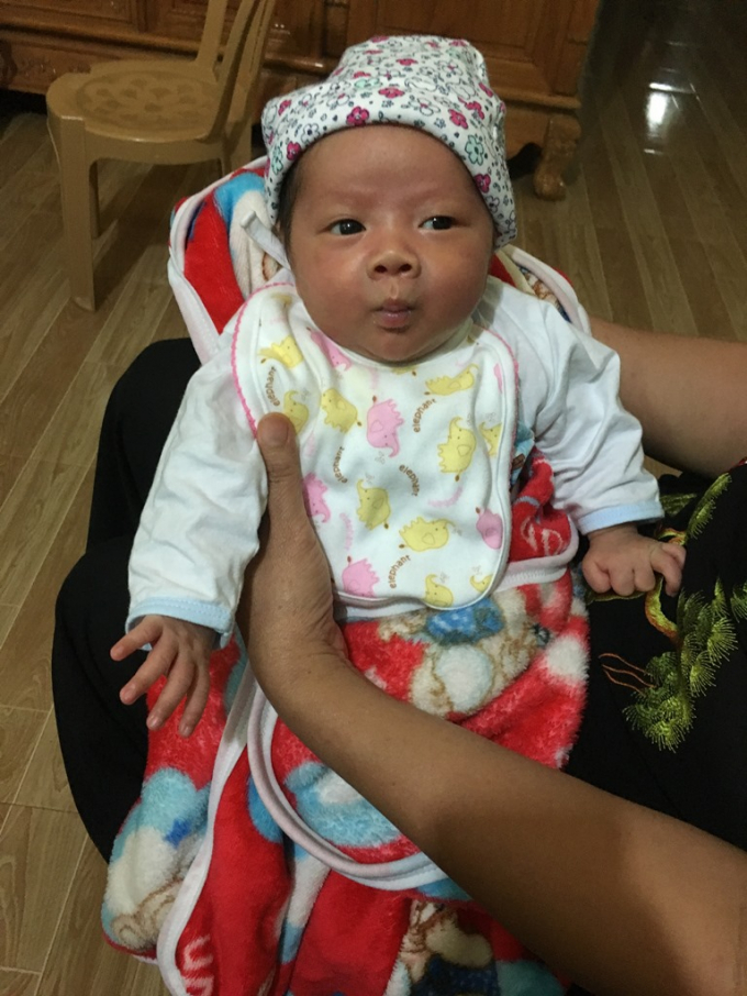 Hiện tại sức khỏe của b&eacute; trai ổn định.