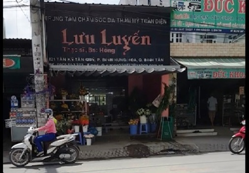 Hộ kinh doanh Lưu Luyến, &nbsp;chị Ng. cho biết đ&atilde; phẫu thuật tại đ&acirc;y.&nbsp;