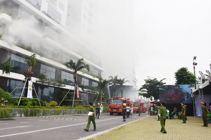 T&igrave;nh huống diễn tập xảy ra tại nh&agrave; A2&nbsp;EcoLife Capitol. &nbsp;