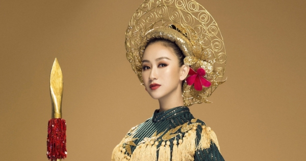 Hà Thu mang câu chuyện Hai Bà Trưng đến Miss Earth 2017