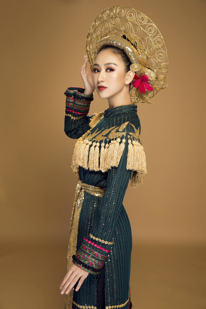 H&agrave; Thu mang c&acirc;u chuyện Hai B&agrave; Trưng đến Miss Earth 2017