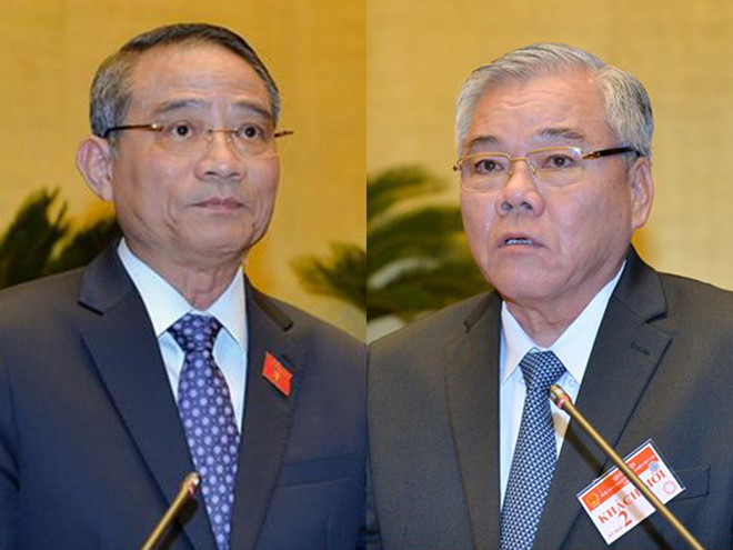 &Ocirc;ng Trương Quang Nghĩa và &ocirc;ng Phan Văn Sáu.