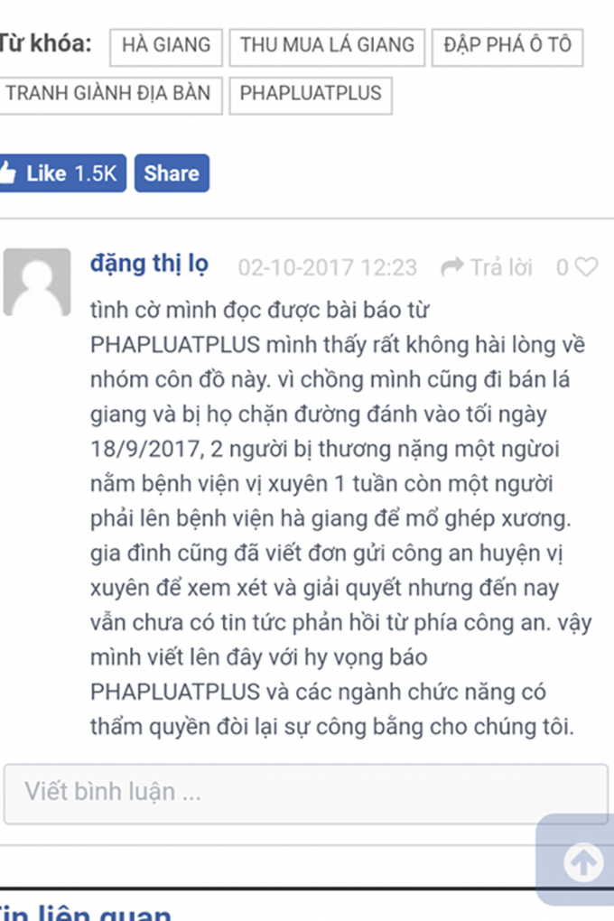Một độc giả của PhapluatPlus.vn cho biết, chọ cũng từng rơi v&agrave;o ho&agrave;n cảnh tương tự như &ocirc;ng Tr&agrave;.