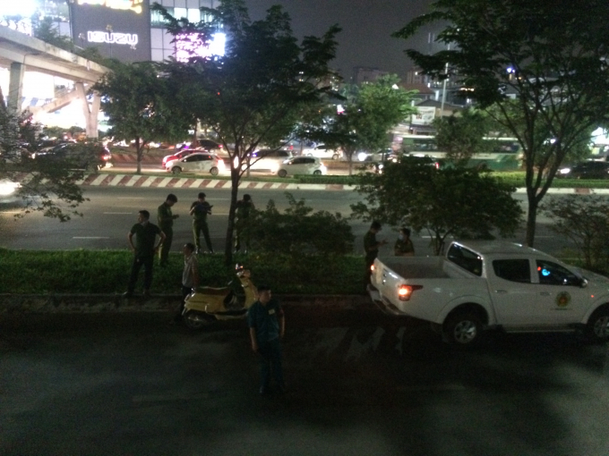 Hiện trường vụ việc.