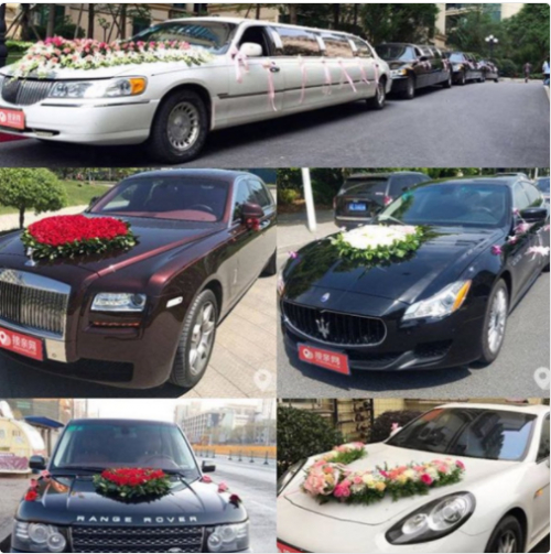 Những h&igrave;nh ảnh được cho l&agrave; d&agrave;n si&ecirc;u xe của đ&aacute;m cưới Song - Song đ&atilde; được chia sẻ tr&ecirc;n Weibo xứ Trung. Tuy nhi&ecirc;n, những h&igrave;nh ảnh n&agrave;y vẫn đang được đặt nghi vấn về độ ch&acirc;n thực.