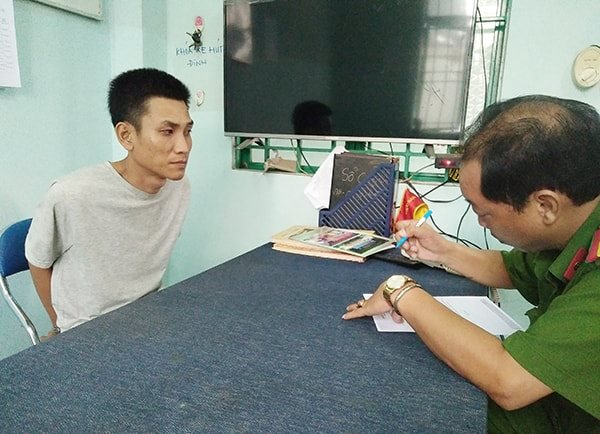 Dương L&acirc;m Trường tại cơ quan điều tra.