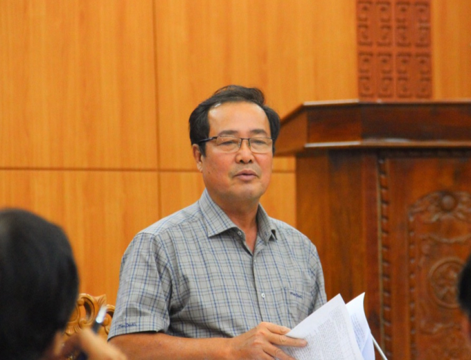 Ph&oacute; chủ tịch UBND tỉnh Quảng Nam Huỳnh Kh&aacute;nh To&agrave;n.