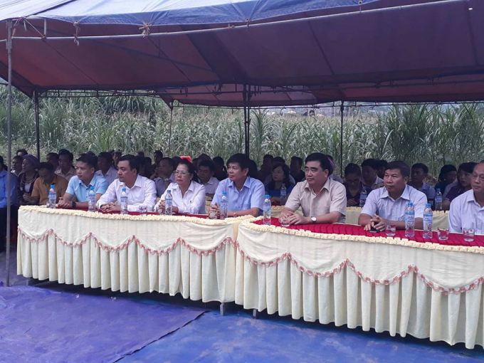 Dự buổi lễ c&oacute; l&atilde;nh đạo Ban, ngh&agrave;nh tỉnh H&agrave; Giang v&agrave; c&aacute;c nh&agrave; hảo t&acirc;m. (Ảnh: Ph&agrave;n Gi&agrave;o Họ).&nbsp;