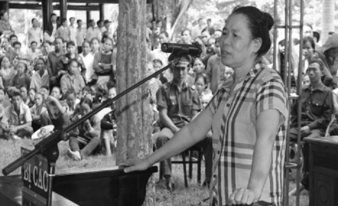 Vi Thị Quế bị tuy&ecirc;n phạt 5 năm t&ugrave;.