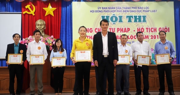 Lâm Đồng: Tổ chức hội thi Công chức Tư pháp - Hộ tịch