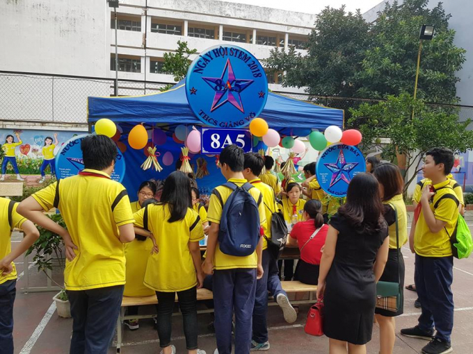 Nhiều hoạt động phong ph&uacute; thu h&uacute;t học sinh.