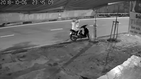 Clip ghi lại sự việc.