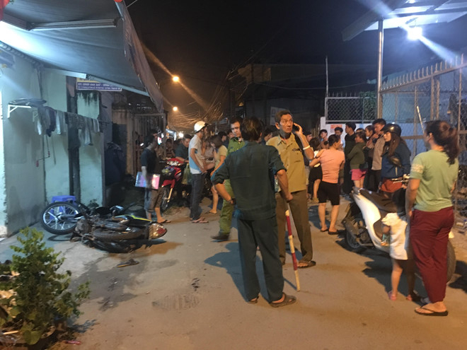 Hiện trường vụ &aacute;n mạng khuya 7/10. (Ảnh: Zing.vn)