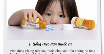 Những sai lầm của cha mẹ khi trị ho cho trẻ