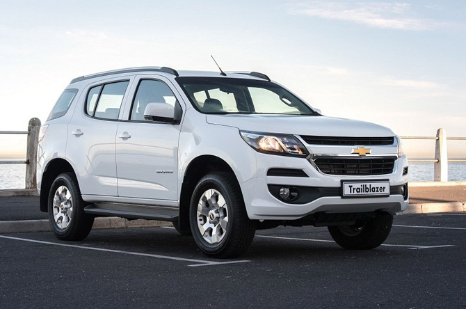 Chevrolet Trailblazer (30-50 triệu đồng).