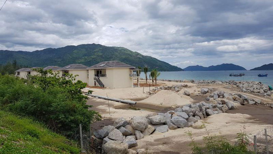 Dự &aacute;n Khu Du lịch Năm Sao Đại L&atilde;nh x&acirc;y dựng c&ocirc;ng tr&igrave;nh l&agrave;m xấu biển Đại L&atilde;nh.