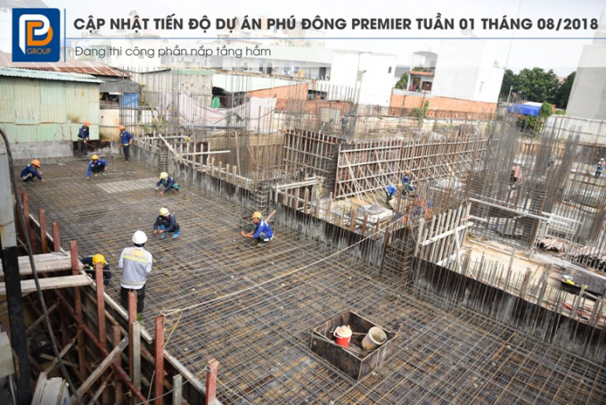 Dự &aacute;n Marina Tower đang trong giai đoạn thi c&ocirc;ng.
