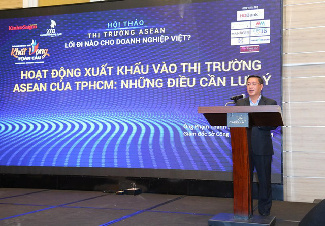 &Ocirc;ng Phạm Th&agrave;nh Ki&ecirc;n, Gi&aacute;m đốc Sở C&ocirc;ng Thương TPHCM. Ảnh: Đại Việt.