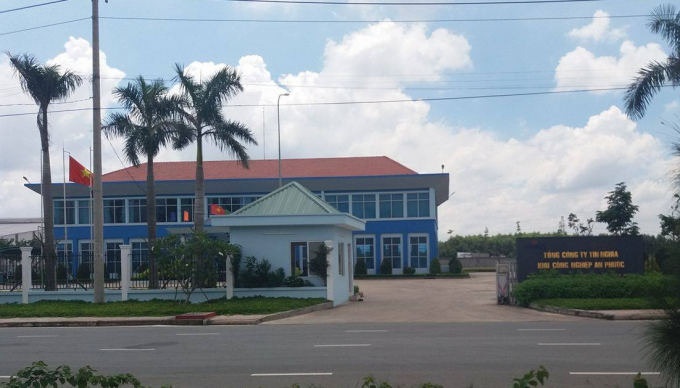 Khu C&ocirc;ng nghiệp An Phước của Tổng C&ocirc;ng ty T&iacute;n Nghĩa.