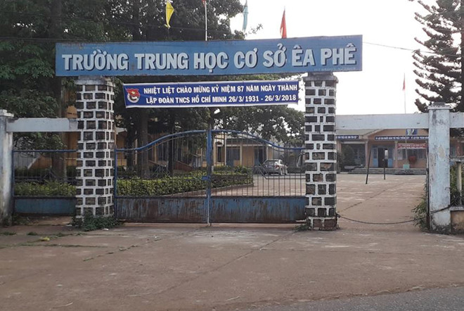 Ng&ocirc;i trường- nơi &ocirc;ng Hạnh từng c&ocirc;ng t&aacute;c.