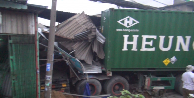 Hiện trường vụ việc.