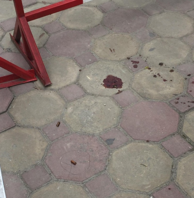 Hiện trường xảy ra vụ việc.