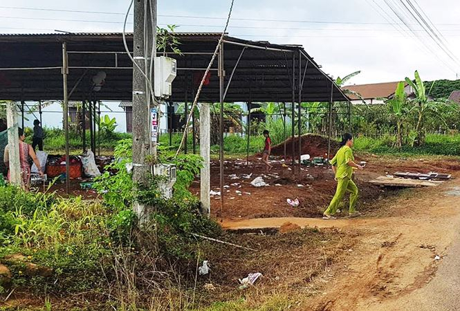 Nơi xảy ra vụ hỗn chiến giữa hai nh&oacute;m thanh ni&ecirc;n.