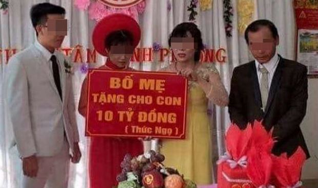 Cha mẹ trao qu&agrave; cưới 10 tỷ đồng cho con g&aacute;i x&ocirc;n xao dư luận.