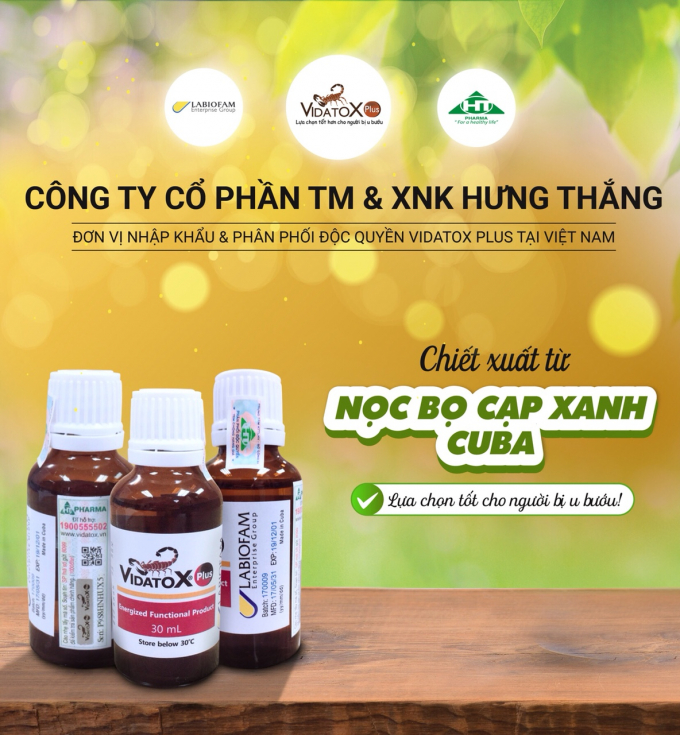 Tại sao bệnh nh&acirc;n ung thư n&ecirc;n sử dụng nọc bọ cạp xanh?