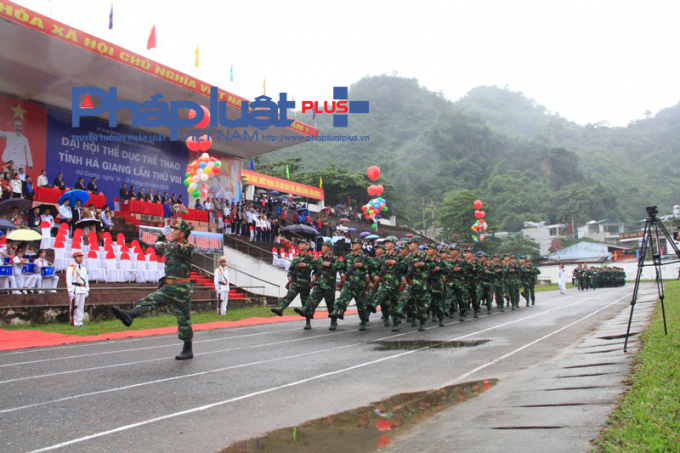 Đại hội Thể dục thể thao tỉnh H&agrave; Giang được tổ chức ho&agrave;nh tr&aacute;ng.