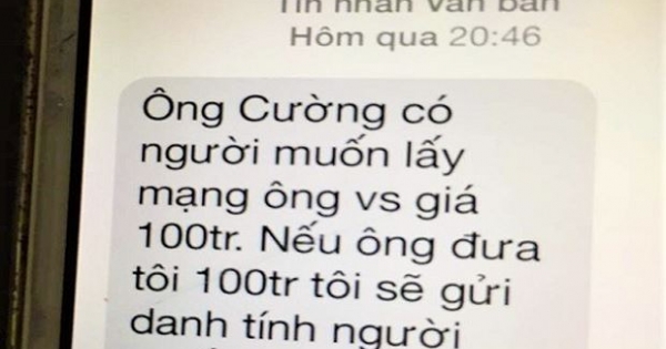 Điều tra vụ Chánh Văn phòng Đoàn đại biểu Quốc hội tỉnh Quảng Trị bị nhắn tin tống tiền