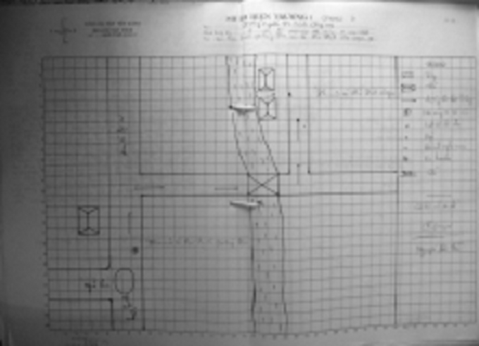 Sơ đồ hiện trường vụ Nguyễn Ngọc Sang bị CA Tiền Giang bắn chết khi chống trả người thi h&agrave;nh c&ocirc;ng vụ.