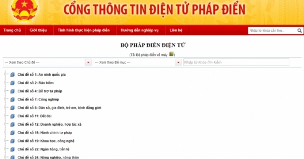 Phê duyệt kết quả pháp điển hệ thống quy phạm pháp luật