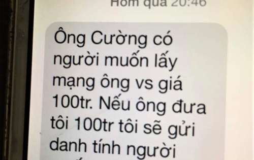 Tin nhắn đe dọa lãnh đạo Văn phòng đoàn ĐBQH có sau khi thông qua Luật An ninh mạng