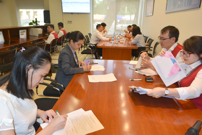 &nbsp;Ng&acirc;n h&agrave;ng TMCP Ngoại thương Việt Nam (Vietcombank) vừa tổ chức phi&ecirc;n b&aacute;n đấu gi&aacute; tho&aacute;i vốn 534 tỷ đồng. Ảnh: HNX