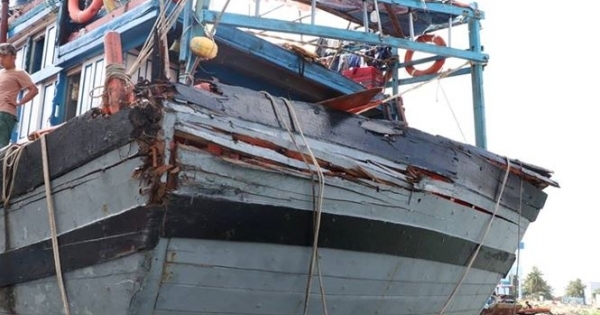 Tàu cá Quảng Nam vô cớ bị tấn công ở Hoàng Sa