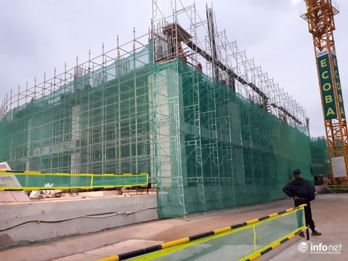 Tiến độ hiện tại ở dự &aacute;n King Palace.... Ảnh: Minh Thư