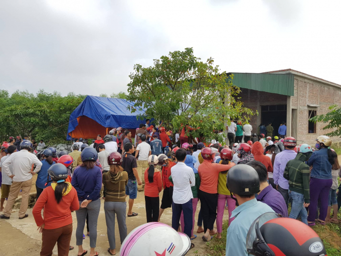 Hiện trường vụ việc.