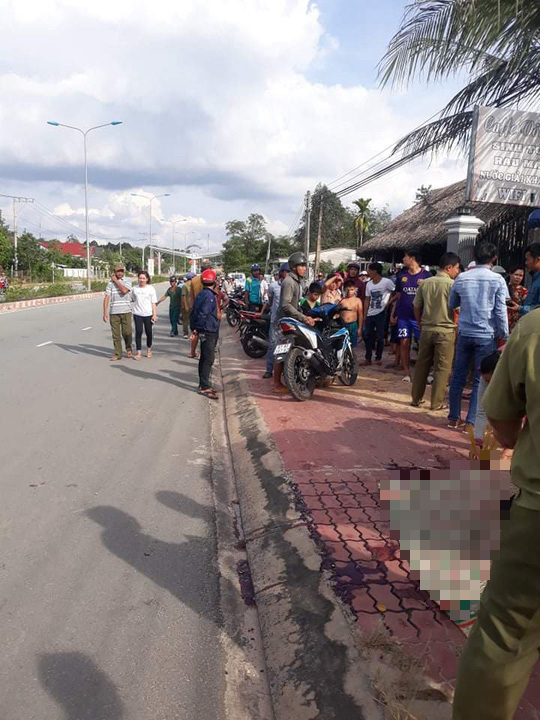 Hiện trường vụ việc.