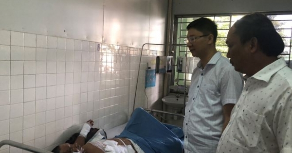 Quảng ngãi hỗ trợ các nạn nhân trong vụ nổ tàu cá tại Lý Sơn